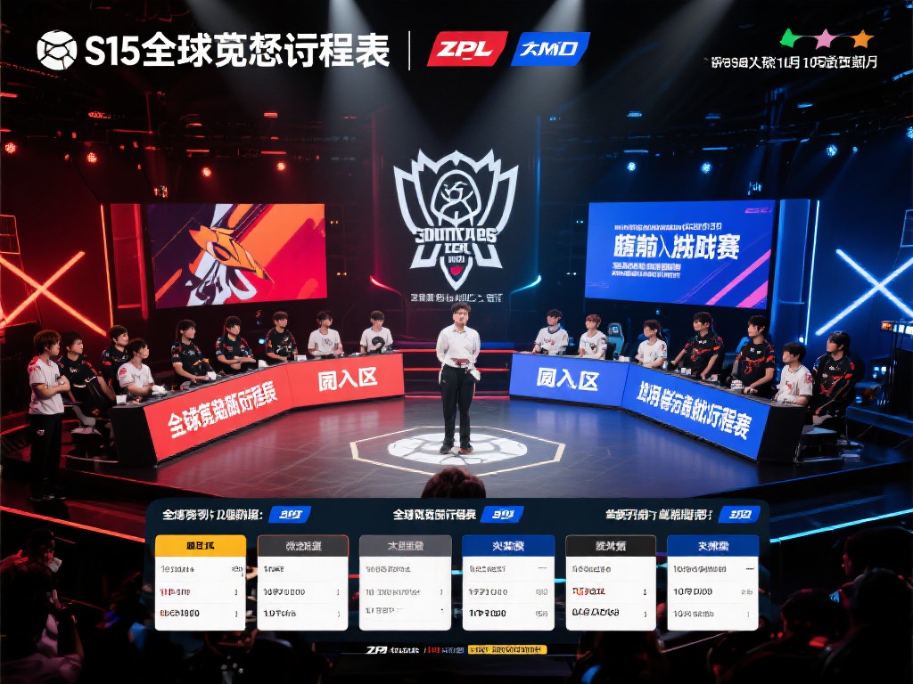 根据官方公布的S15全球总决赛赛程表，今